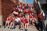 School group visiting Yebo 2011